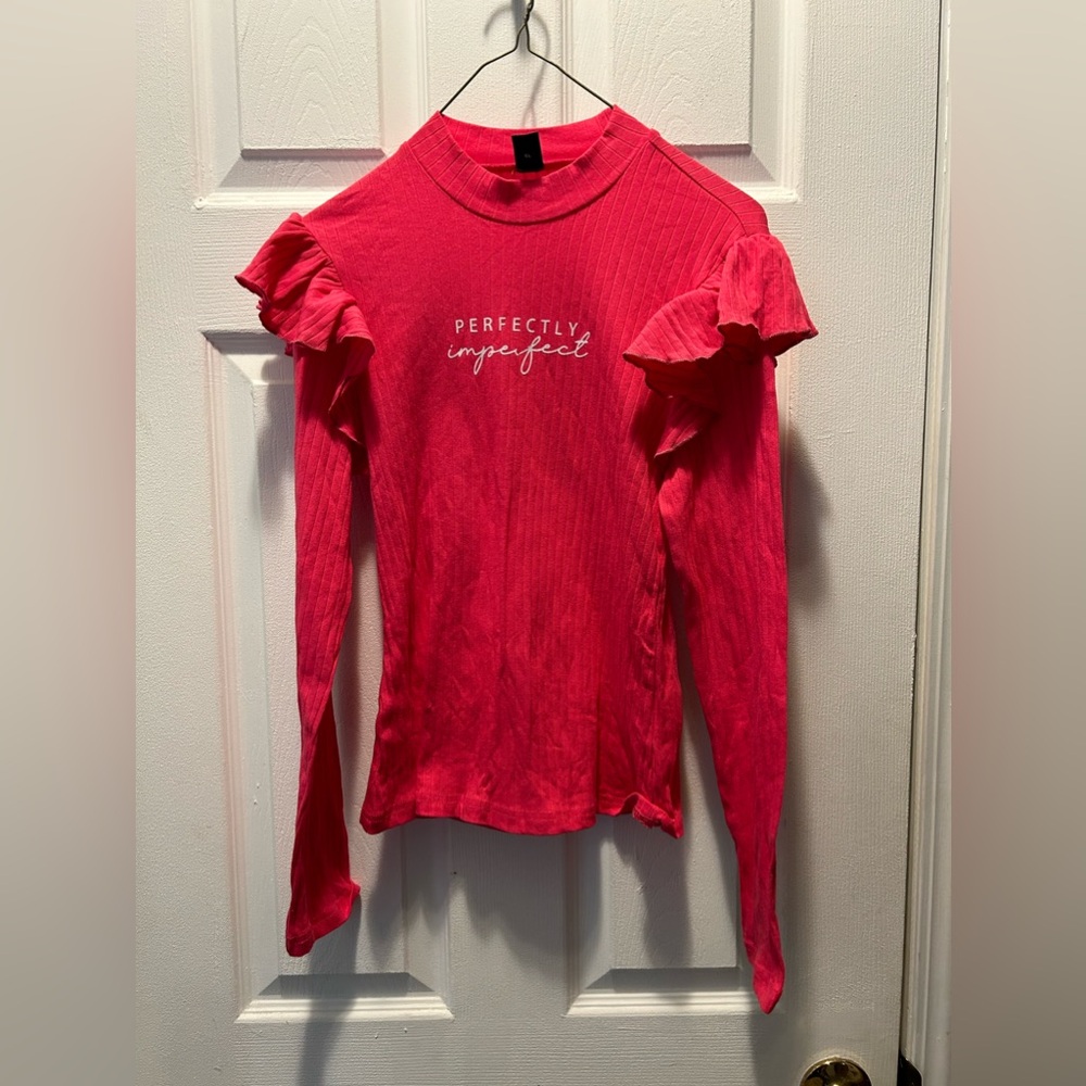 SHEIN longsleeve perfectly imperfect shirt